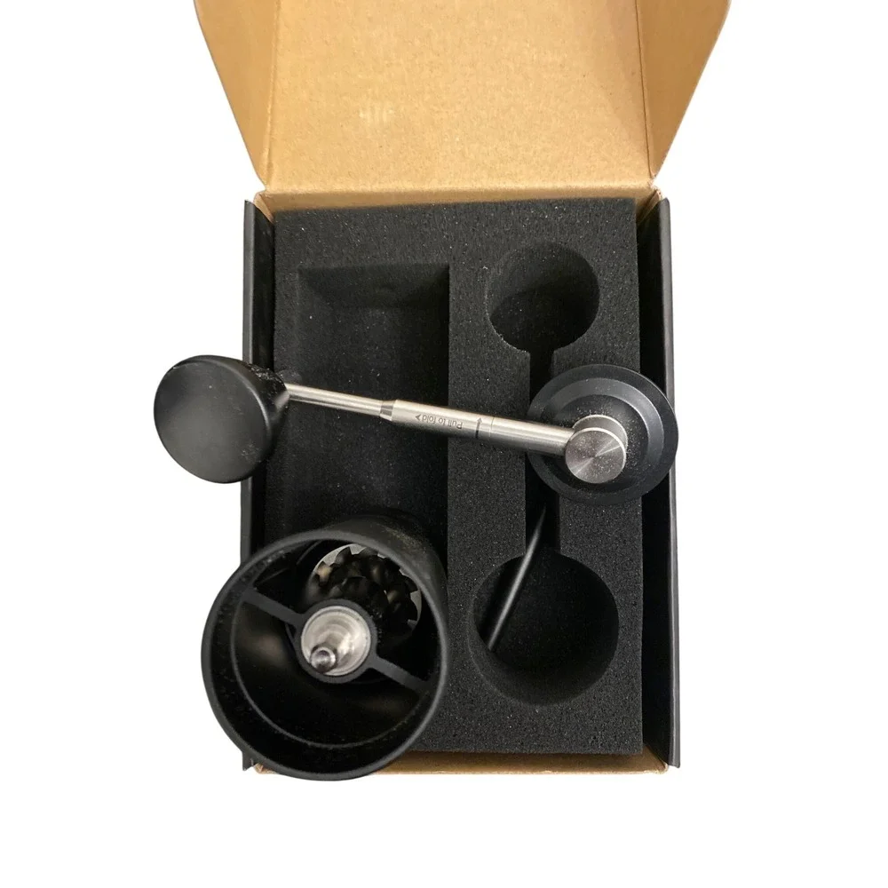 Star Nebula X6 Pro Manual Coffee Grinder Black Folding Handle Conical Burr New
